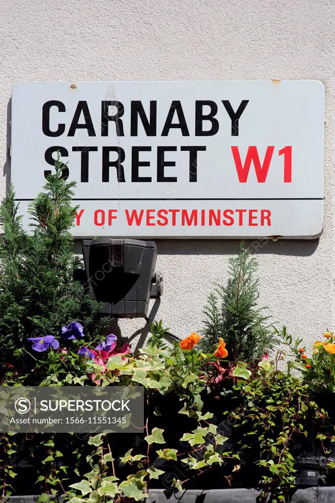 London Soho Carnaby Street.