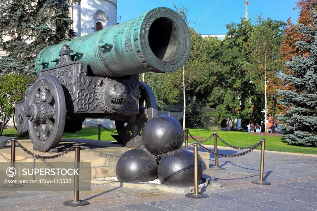 Tsar Cannon 1586, Moscow Kremlin, Moscow, Russia