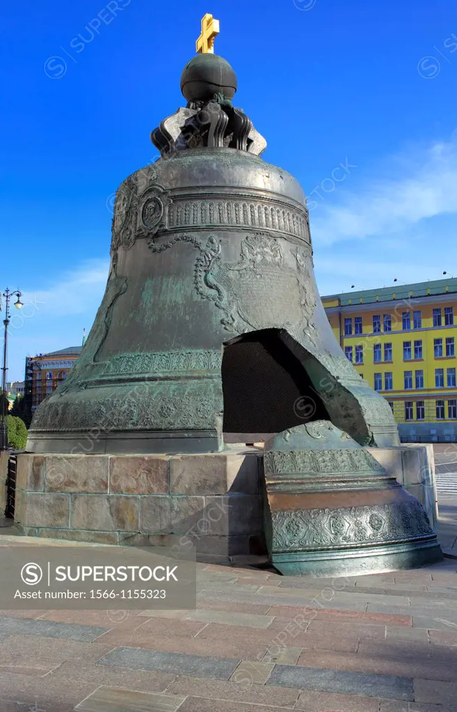 Tsar Bell 1735, Moscow Kremlin, Moscow, Russia