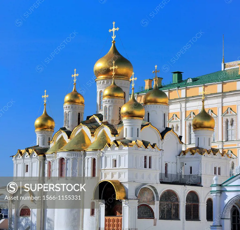 Cathedral of the Annunciation 1489, Moscow Kremlin, Moscow, Russia