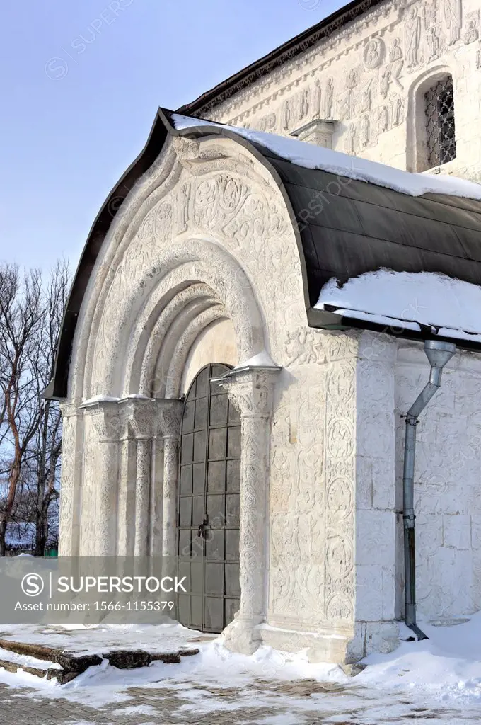 Portal of Saint George Cathedral 1234, Yuryev Polsky, Vladimir region, Russia