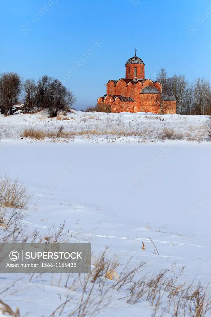 Transfiguration Church in Kovalyovo 1345, Veliky Novgorod, Novgorod region, Russia