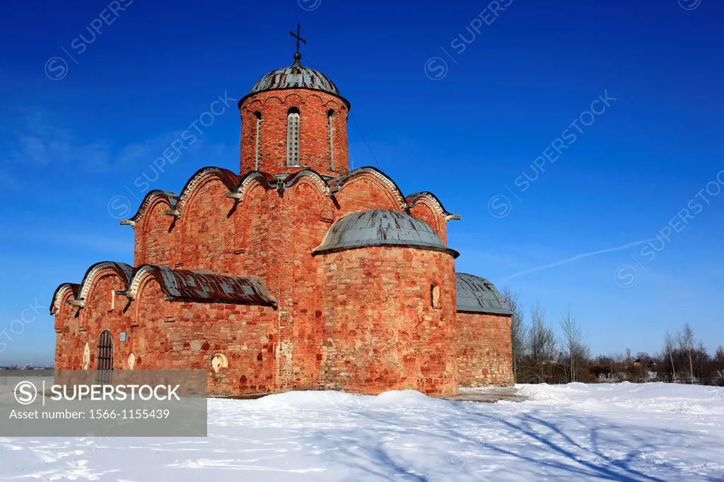 Transfiguration Church in Kovalyovo 1345, Veliky Novgorod, Novgorod region, Russia