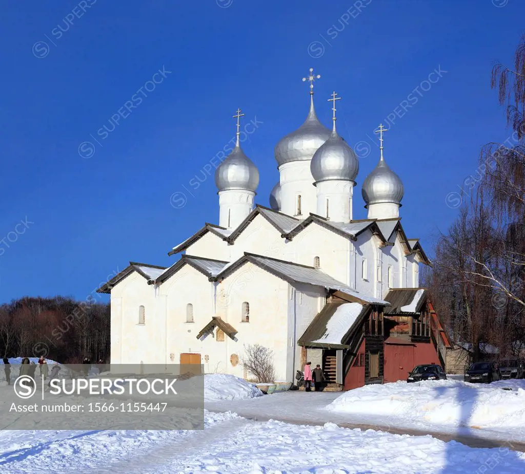 Church of Sts Boris and Gleb in Plotniki 1536, Veliky Novgorod, Novgorod region, Russia