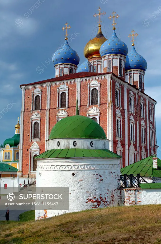 The Dormition cathedral 1699, Ryazan Kremlin, Ryazan, Russia