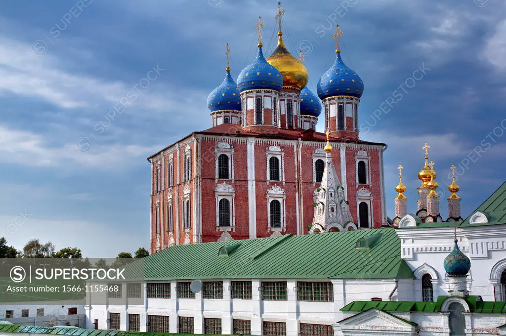 The Dormition cathedral 1699, Ryazan Kremlin, Ryazan, Russia