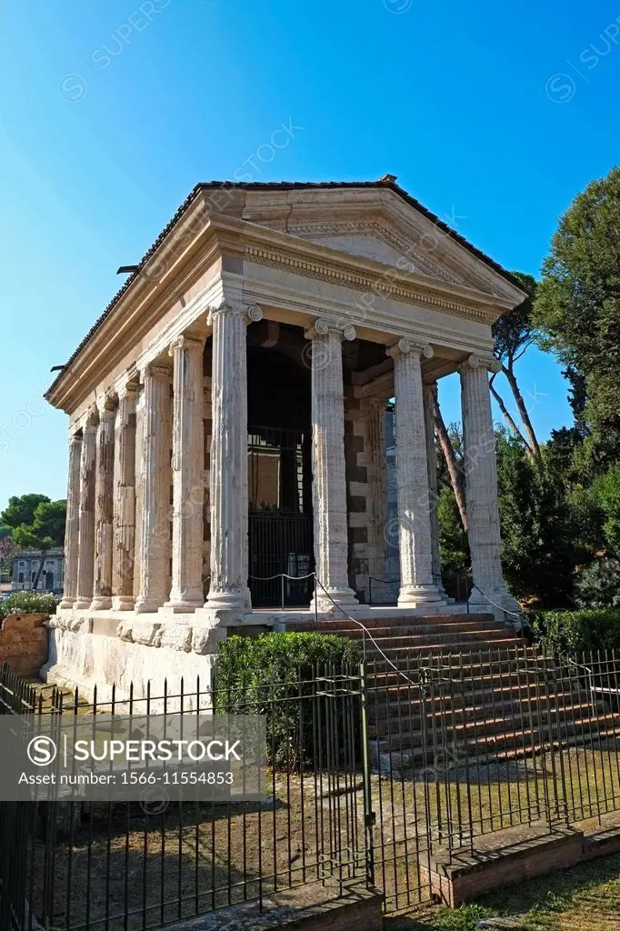 Temple Portunus Rome Italy IT EU Europe.