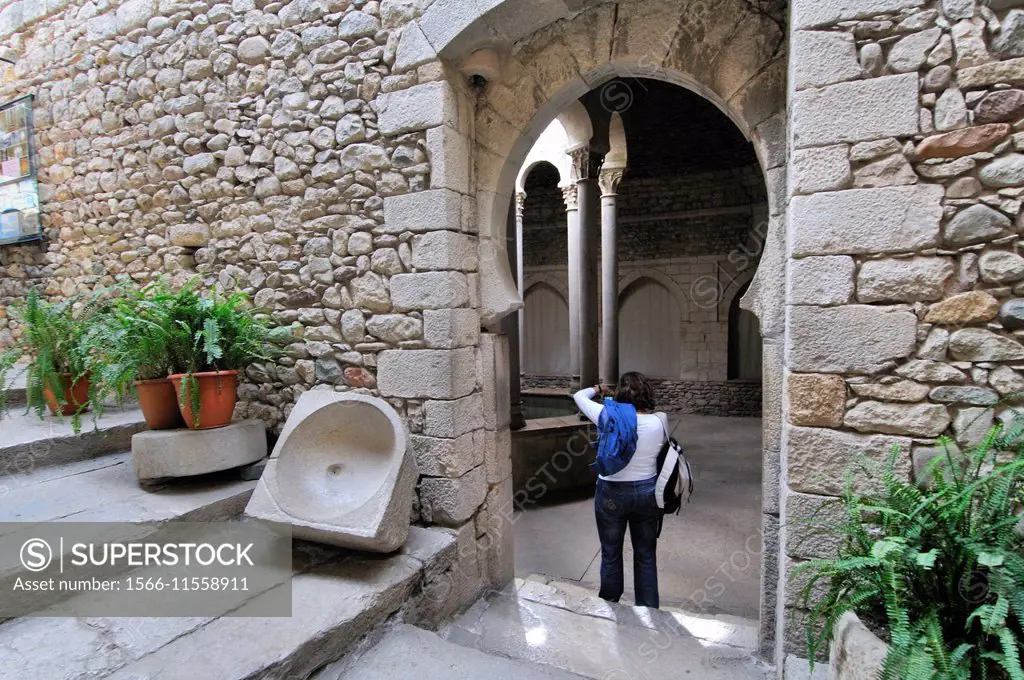 ´Hamman´ or Islamic baths. Girona. Catalonia. Spain.