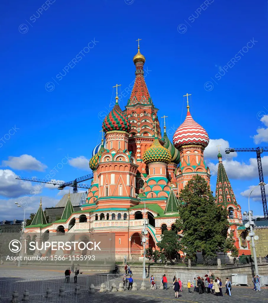 St Basils cathedral 1561, Red square, Moscow, Russia