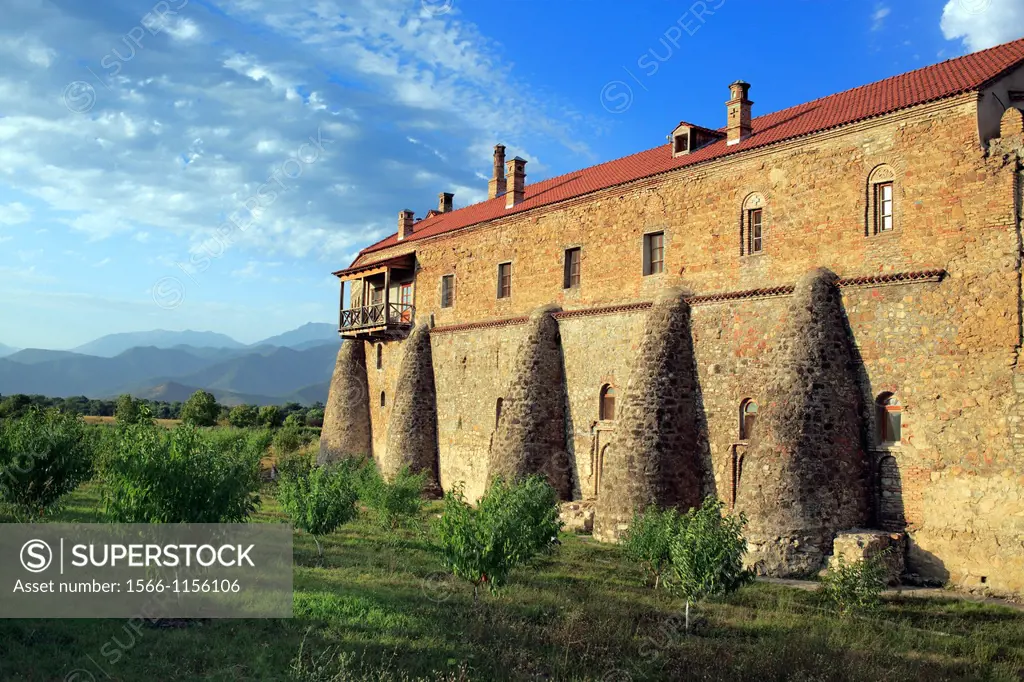 Wallsl of Alaverdi Monastery, Kakheti, Georgia