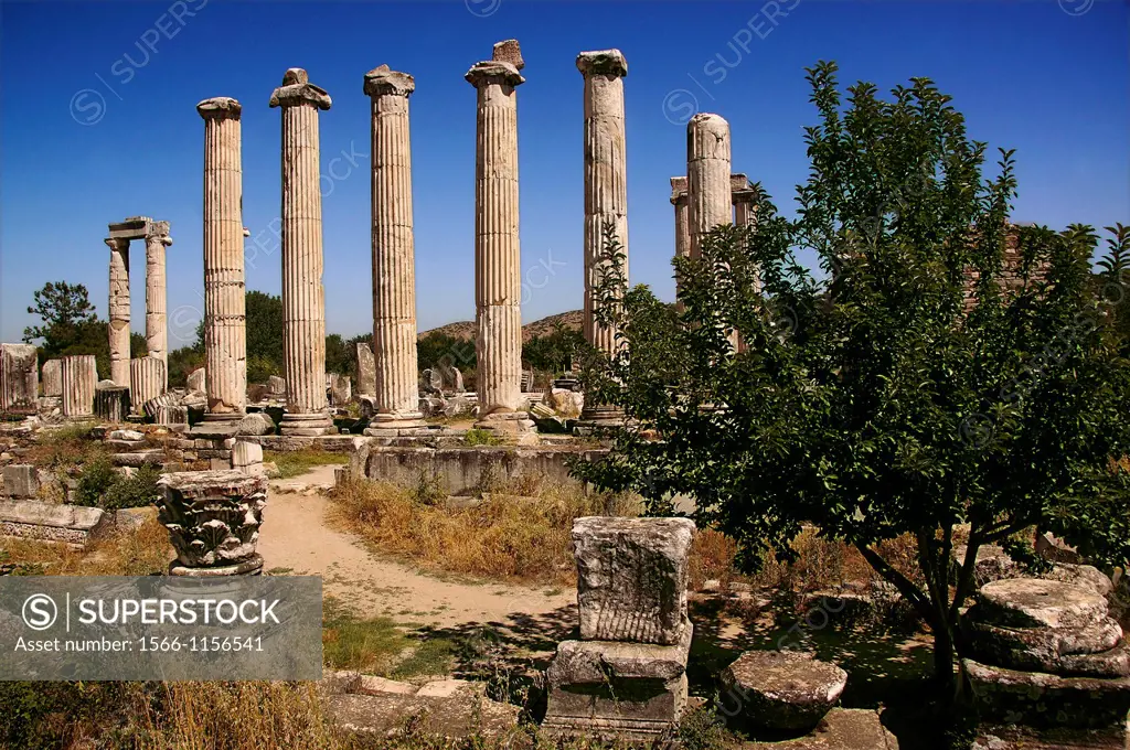 Temple of Aphrodite at Aphrodisias. Aphrodisiás was a small city in Caria, on the southwest coast of Asia Minor. Its site is located near the modern v...