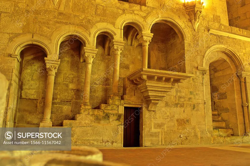 The Alcobaça Monastery, XIIIth century. Alcobaça, Portugal