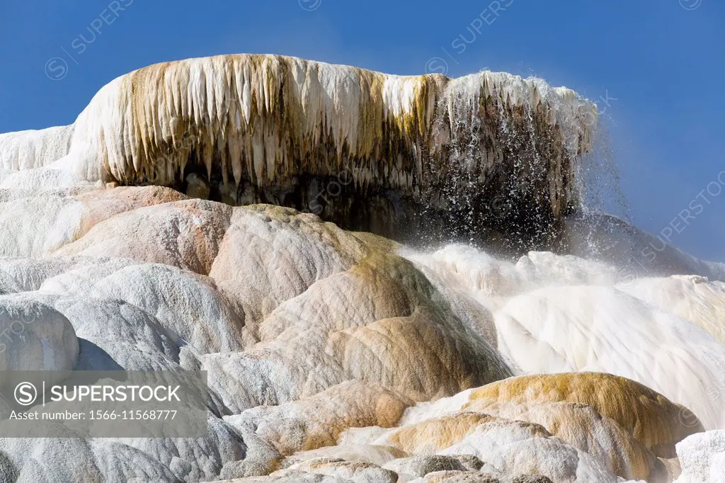 Devil´s Thumb, Mammoth Hot Springs, Yellowstone National Park, Wyoming, USA