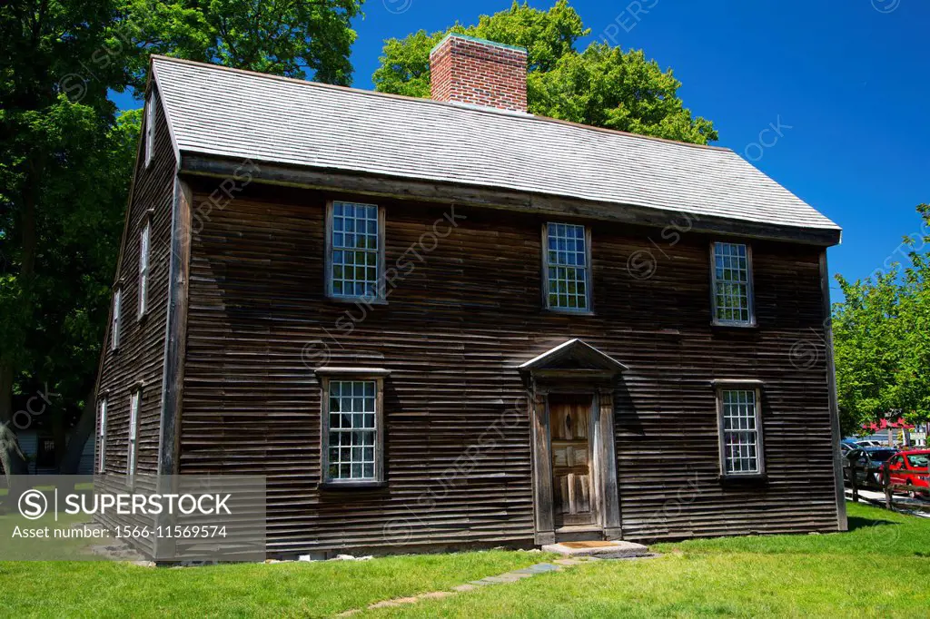 John Adams birthplace, Adams National Historical Park, Quincy, Massachusetts.
