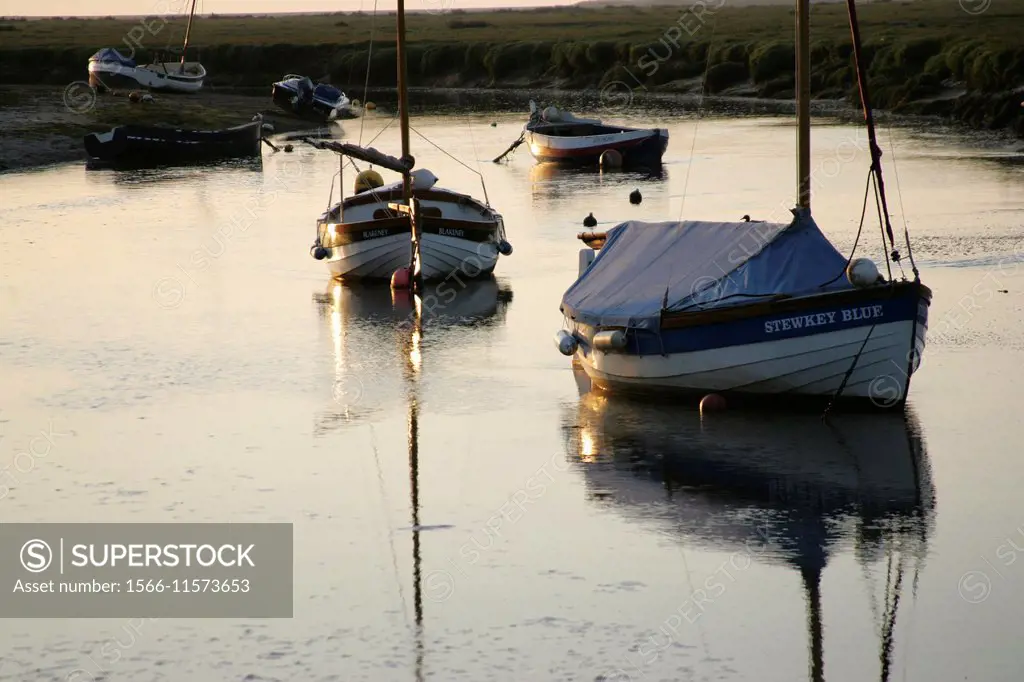 The harbour, Blakeney, Norfolk.