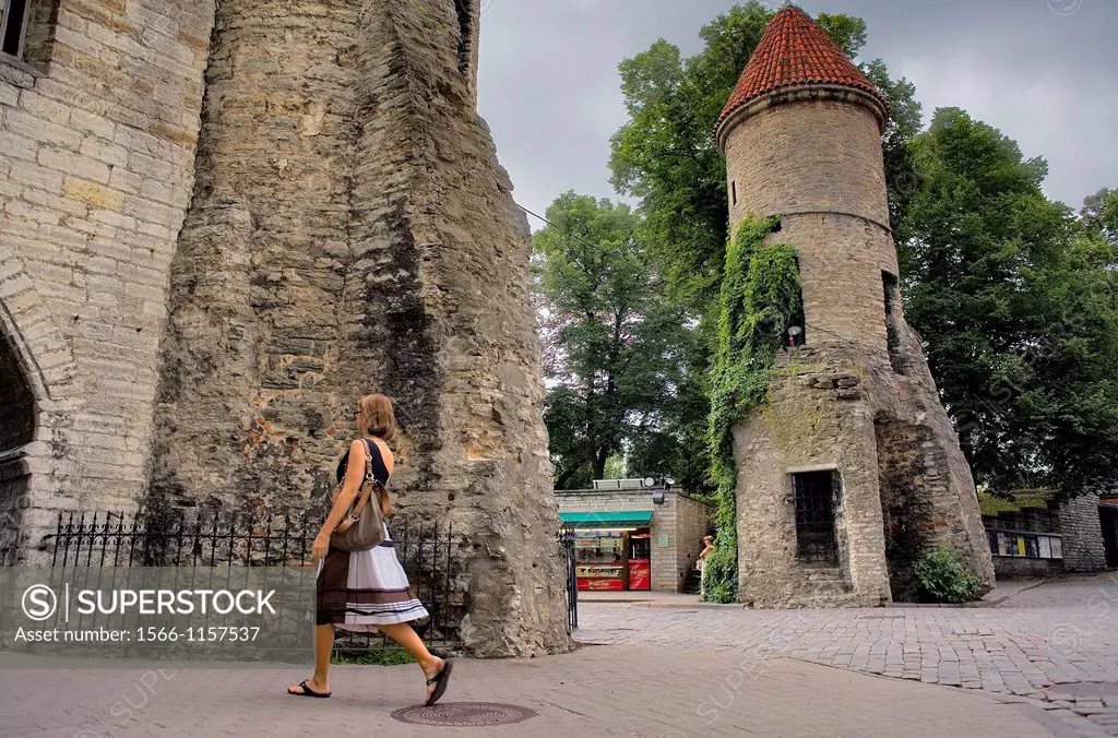 Viru Varav City Gate, Viru Street,Old Town,Tallinn,Estonia
