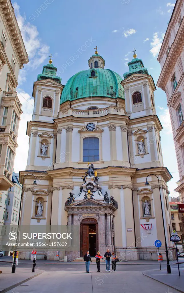 Peterskirche St  Peter Church,Vienna, Austria, Europe