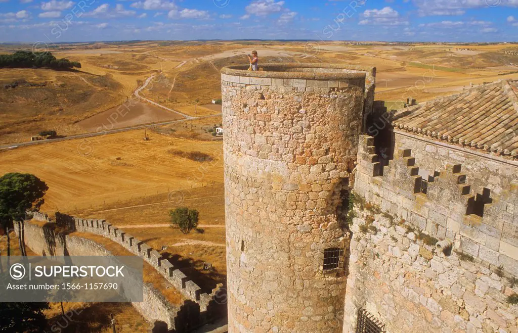 Belmonte castle 15th century,Belmonte,Cuenca province,Castilla La Mancha,the route of Don Quixote, Spain