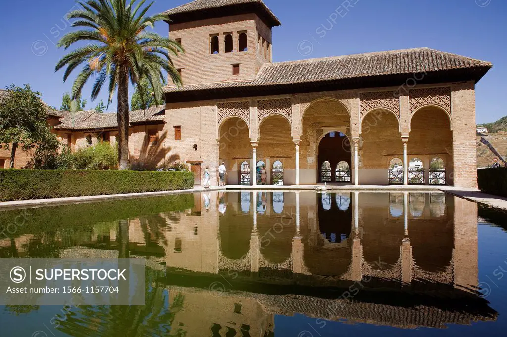 Partal,Torre de las Damas, Alhambra, Granada, Andalucia, Spain