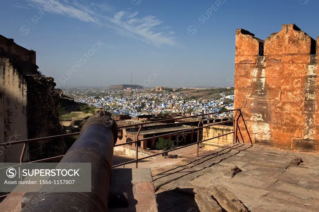 Cannon at mehrangarh fort,Jodhpur, Rajasthan, India