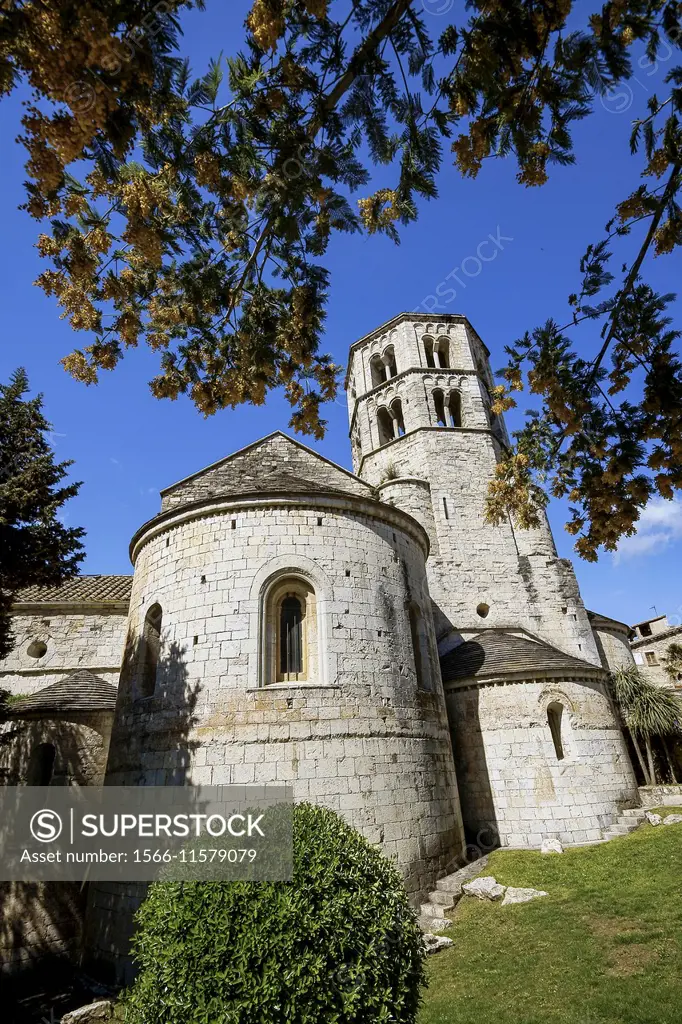 Monastery of Sant Pere de Galligants (10th-12th century), Girona, Catalonia, Spain
