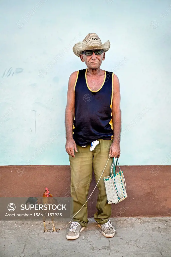 Man , Trinidad city, Sancti Spiritus Province, Cuba.