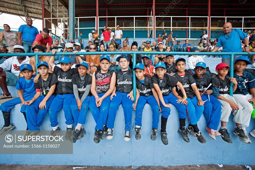 Havana´s baseball team the Industriales playing at Estadio Lantinoamericano the main baseball stadium in Havana Cuba, La Havana, Cuba.