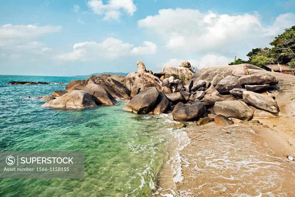 Phallus shaped rock, Ko Samui Island, Thailand, Asia.