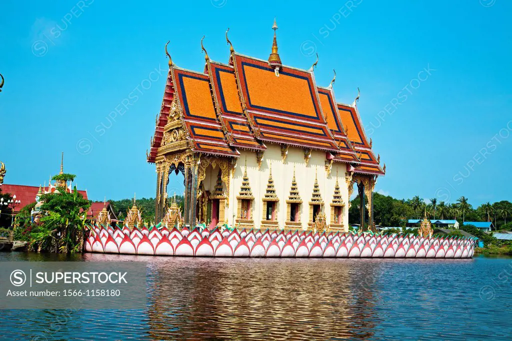 Wat Plai Laem temple, Bo Phut, Ko Samui Island, Thailand, Asia.