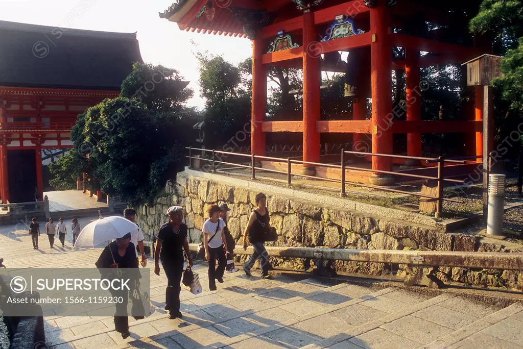 Main entrance of Kiyomizudera temple,UNESCO World Heritage Site,Kyoto, Japan