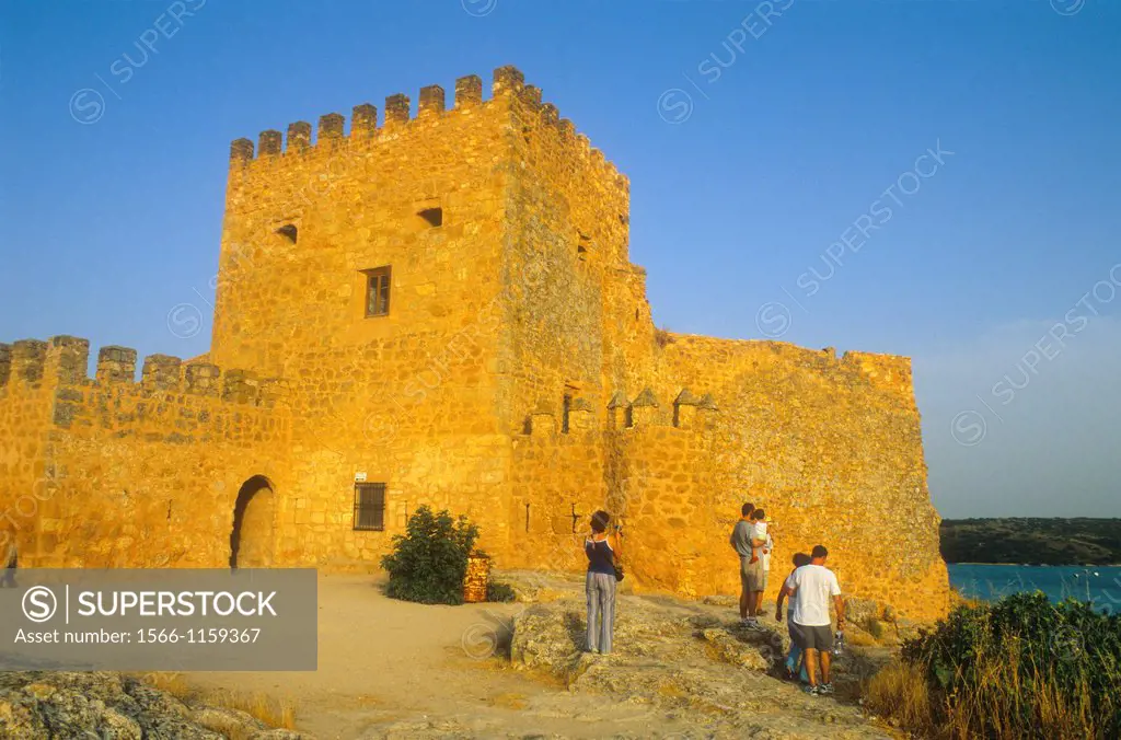 Peñarroya castle XIIth century,12 kilometers from Argamasilla de Alba,Ciudad Real province, Castilla-La Mancha,the route of Don Quixote, Spain