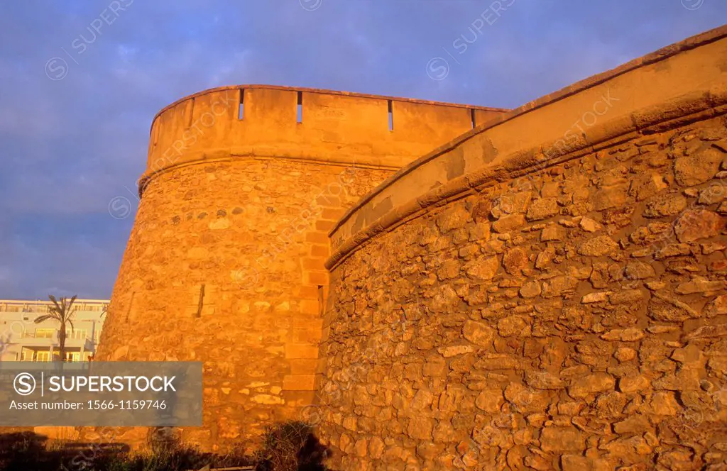 Castle of Jesus Nazareno Garrucha, Almeria province, Andalucia, Spain