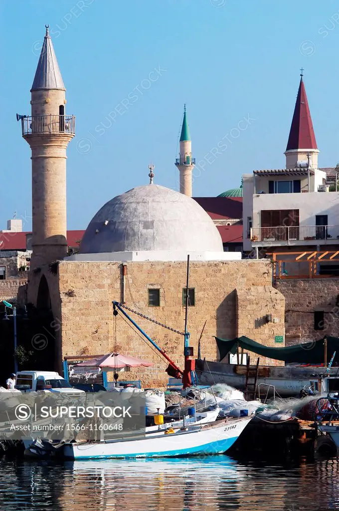 Sinan Basha Mosque in Acre or Akko, Israel