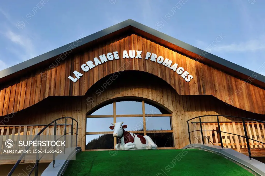 cheese factory, Lagrange aux fromages, Fromagerie Sancey Richard of Mont d´or, Metabief, Doubs departement, Franche-Comte region, France Europe