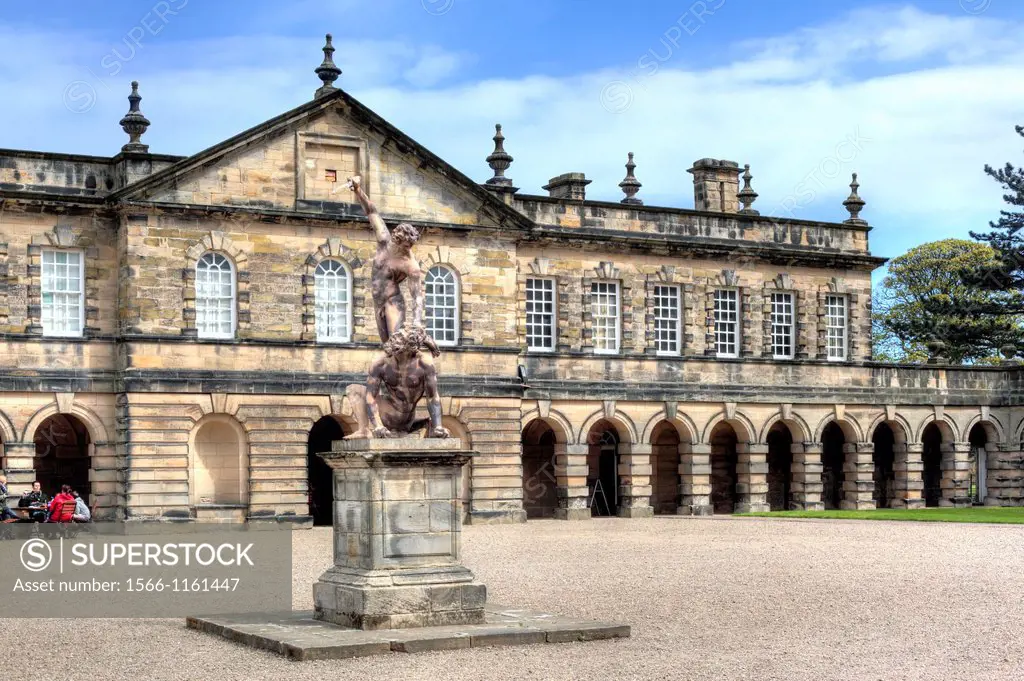 Seaton Delaval Hall 1728, Northumberland, England, UK