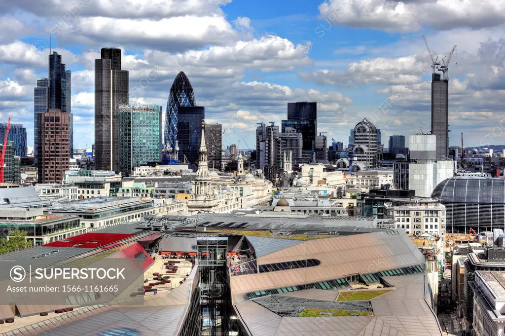 View of London City from St  Paul´s Cathedral, London, UK, London, UK