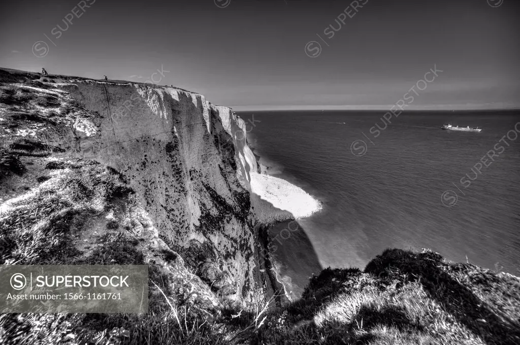 White Cliffs of Dover, Dover, Kent, England, UK