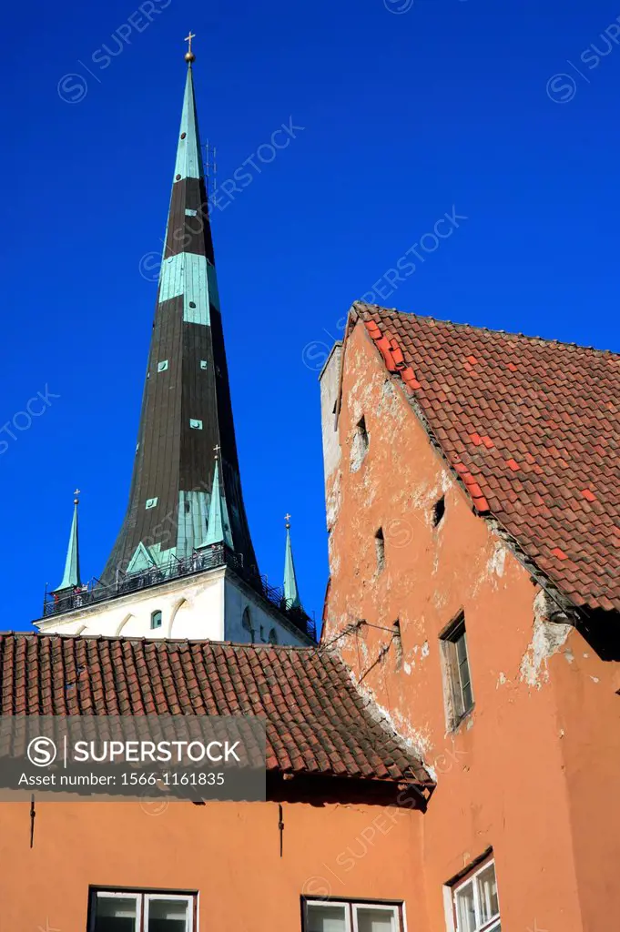 St  Olaf´s Church 14th century, Tallinn, Estonia