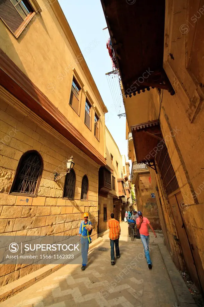 Bayt Al-Suhaymi,house of Al-Suhaymi,It was originally built in 1648 by Abd el-Wahab el-Tablawy, Darb al-Asfar , City of Cairo, Egypt,