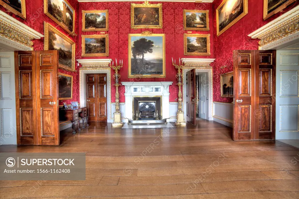 The Landscape Room, Holkham Hall, Norfolk, England, UK