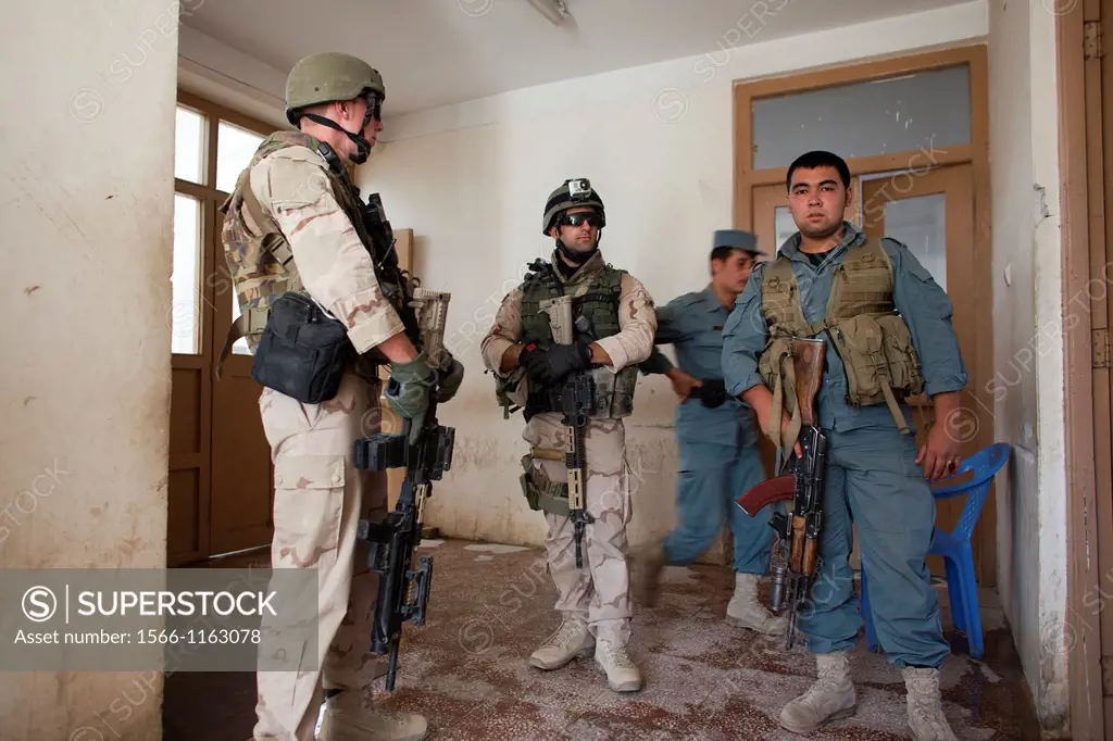 Afghan National Police ANP in kunduz, Afghanistan