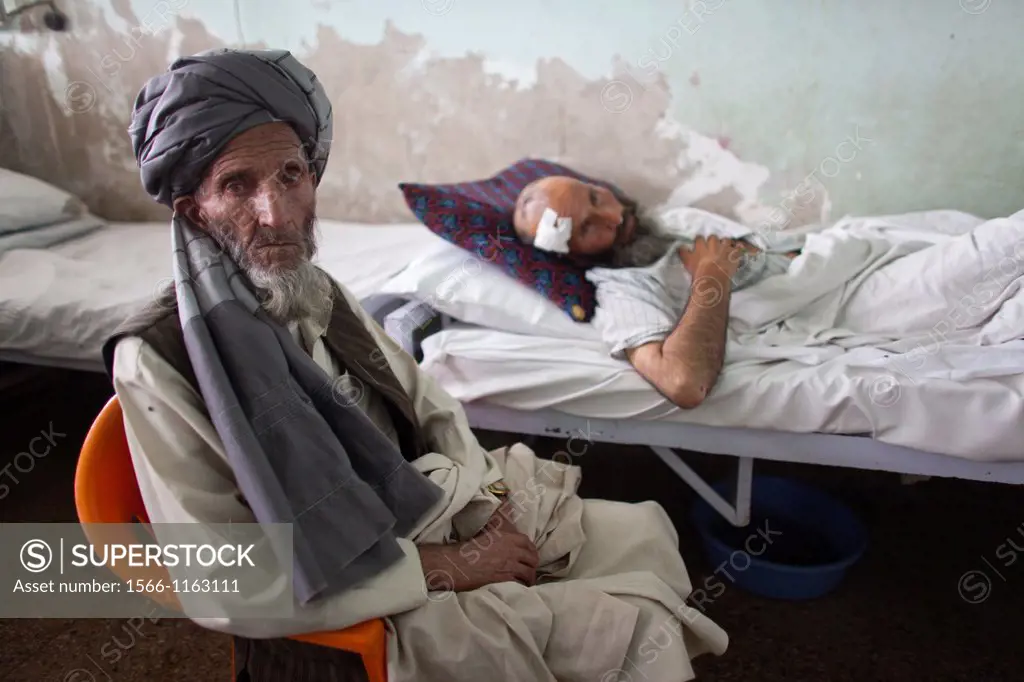 warwounded in Kunduz Hospital, Afghanistan