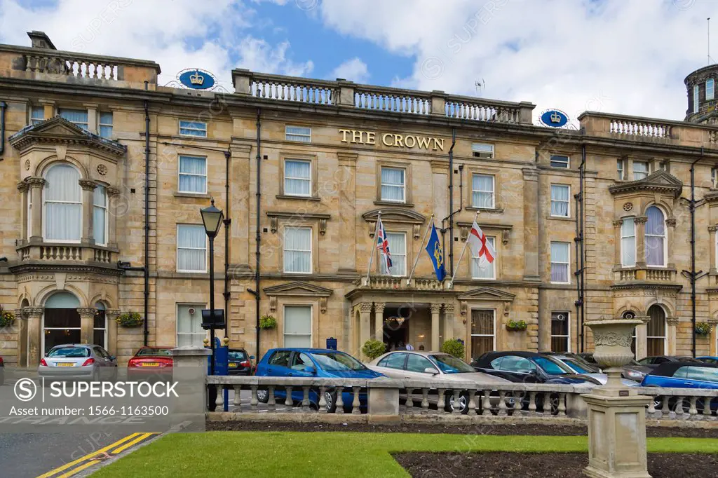 The Crown Hotel, Crown Place, Harrogate, North Yorkshire, England, UK.