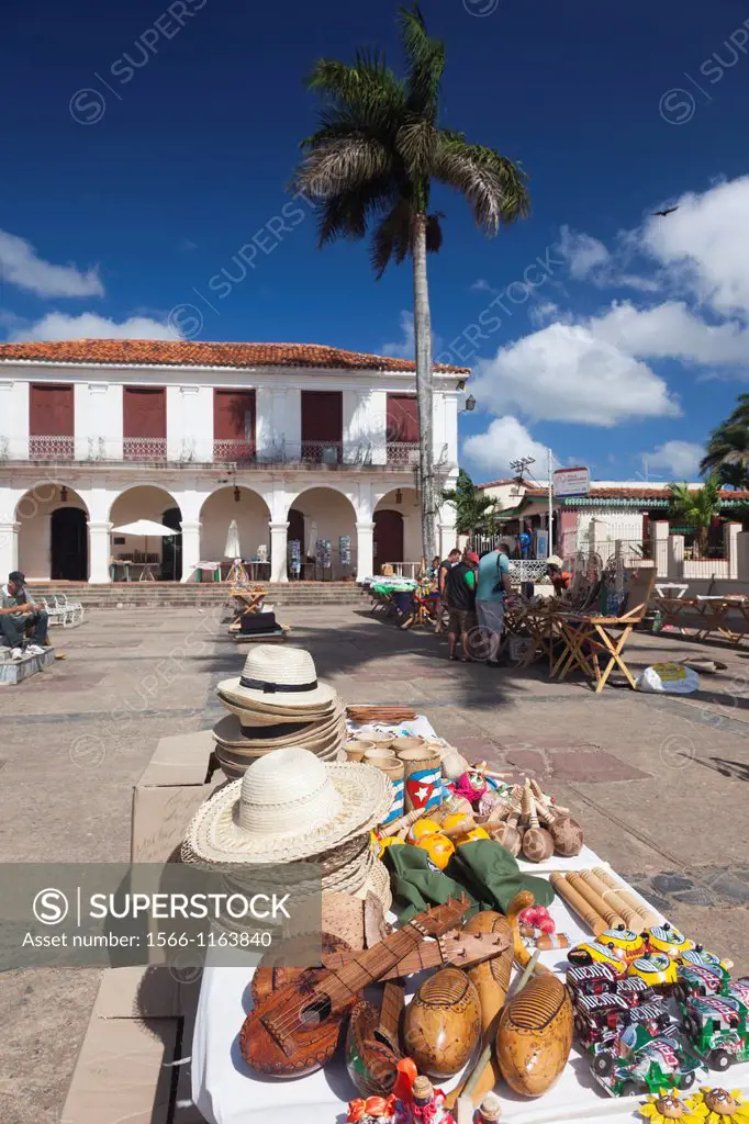 Cuba, Pinar del Rio Province, Vinales, Vinales Valley, town square