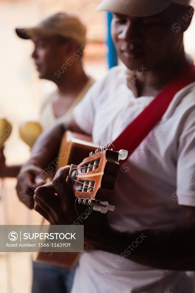 Cuba, Sancti Spiritus Province, Trinidad, conjunto musicians, NR