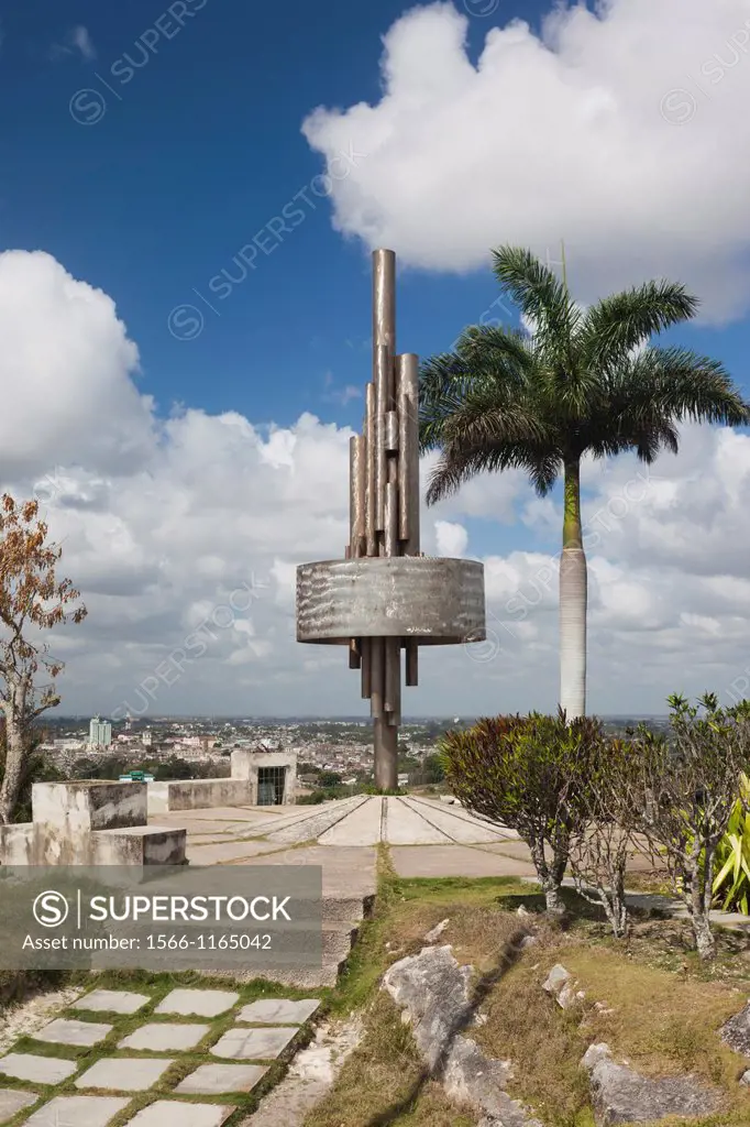 Cuba, Santa Clara Province, Santa Clara, monument atop the Lomo de Caparo