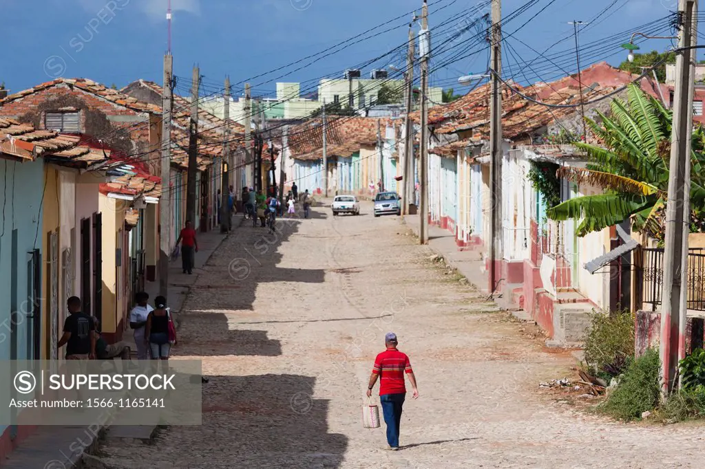 Cuba, Sancti Spiritus Province, Trinidad, street view