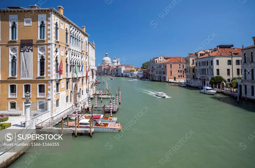 venezia,veneto,italy canal grande from ponte scalzi