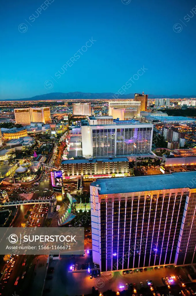 The Strip Las Vegas Boulevard, Las Vegas, Nevada, USA.