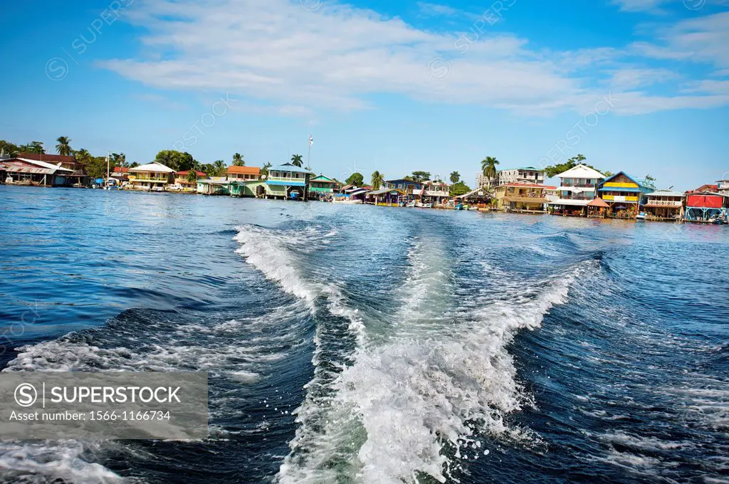Bocas del Toro town, Colon island, Bocas del Toro province, Caribbean sea, Panama.